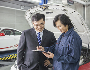 丁寧な接客のイメージ